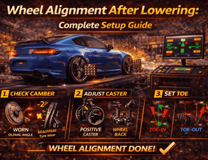 Wheel Alignment After Lowering: Complete Setup Guide