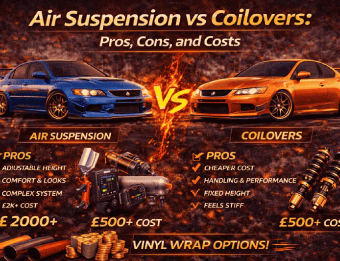 Air Suspension vs Coilovers: Pros, Cons, and Costs