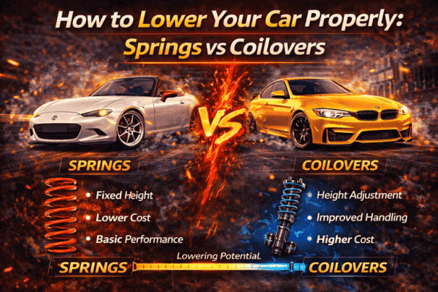 How to Lower Your Car Properly: Springs vs Coilovers