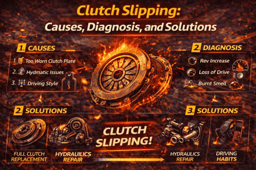 Clutch Slipping: Causes, Diagnosis, and Solutions
