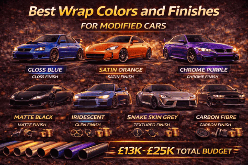 Best Wrap Colors and Finishes for Modified Cars