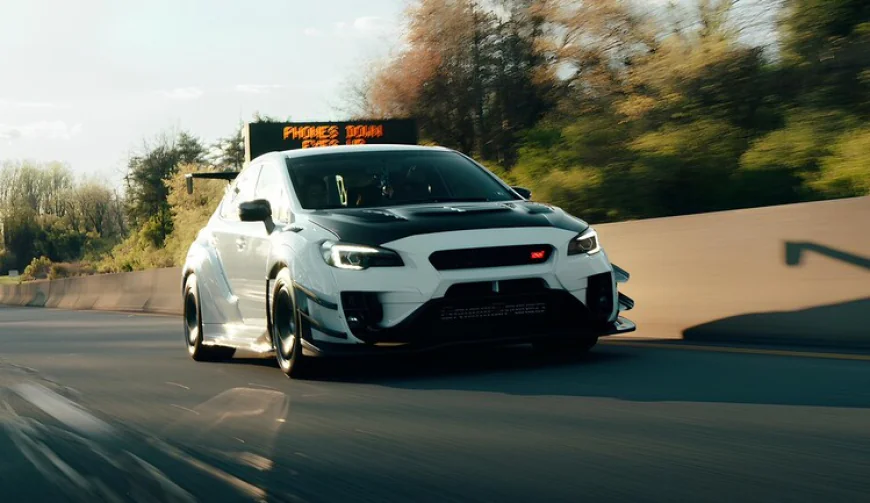 2020 Subaru STI Series.White: Varis Widebody Meets Air Suspension