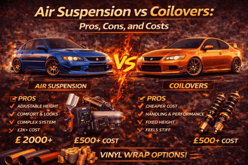Air Suspension vs Coilovers: Pros, Cons, and Costs