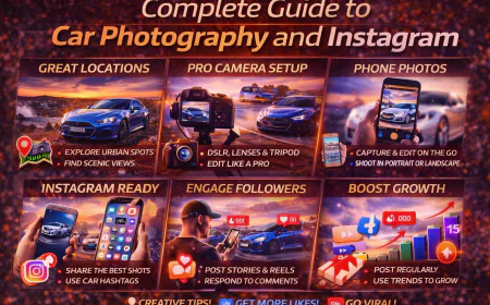 Complete Guide to Car Photography and Instagram