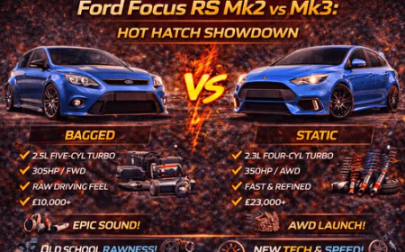 Ford Focus RS Mk2 vs Mk3: Hot Hatch Showdown