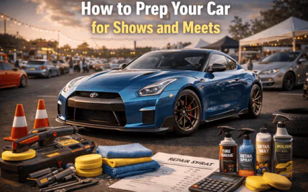 How to Prep Your Car for Shows and Meets