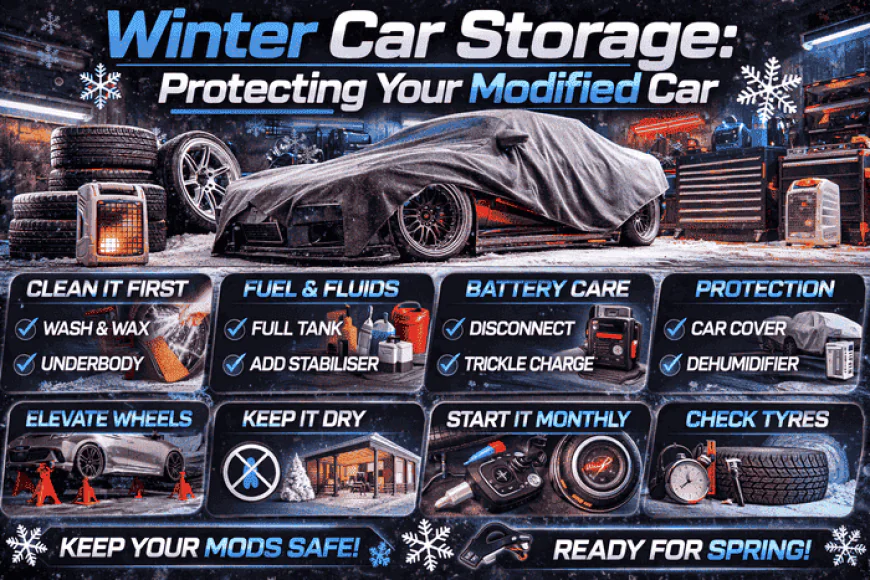 Winter Car Storage: Protecting Your Modified Car