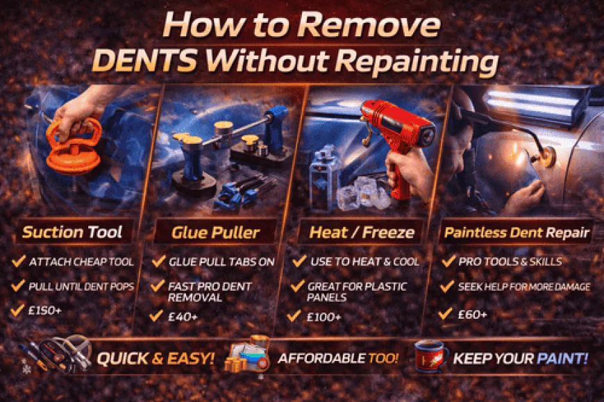 How to Remove Dents Without Repainting