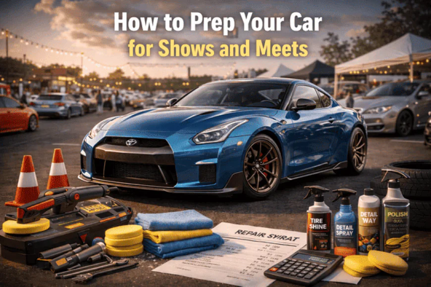 How to Prep Your Car for Shows and Meets
