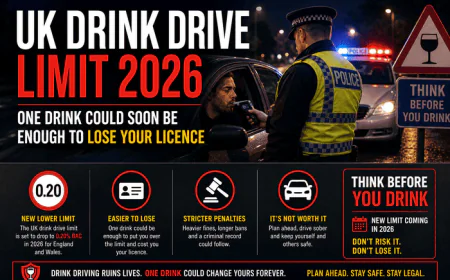 UK Drink Drive Limit 2026 — One Drink Could Soon Be Enough to Lose Your Licence
