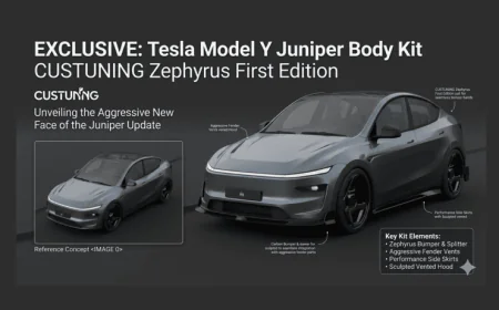 Tesla Model Y Juniper Body Kit: CUSTUNING Zephyrus First Edition