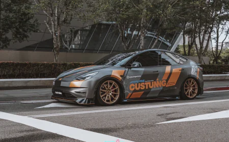 2024 Tesla Model Y Notos: CUSTUNING's Complete EV Performance Build