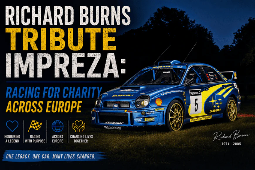 Richard Burns Tribute Impreza: Racing for Charity Across Europe