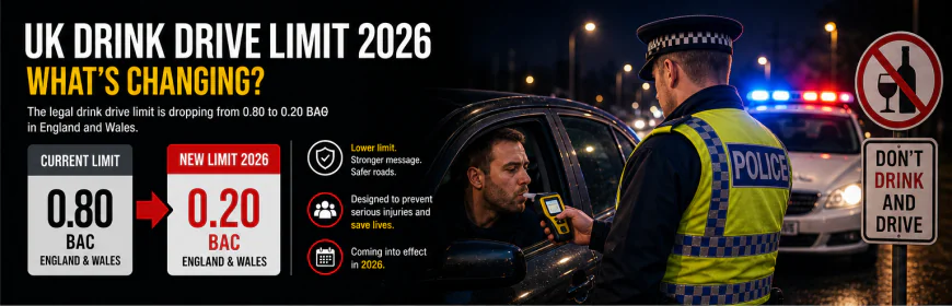UK drink drive limit 2026 — new lower alcohol limit proposed for drivers in England and Wales