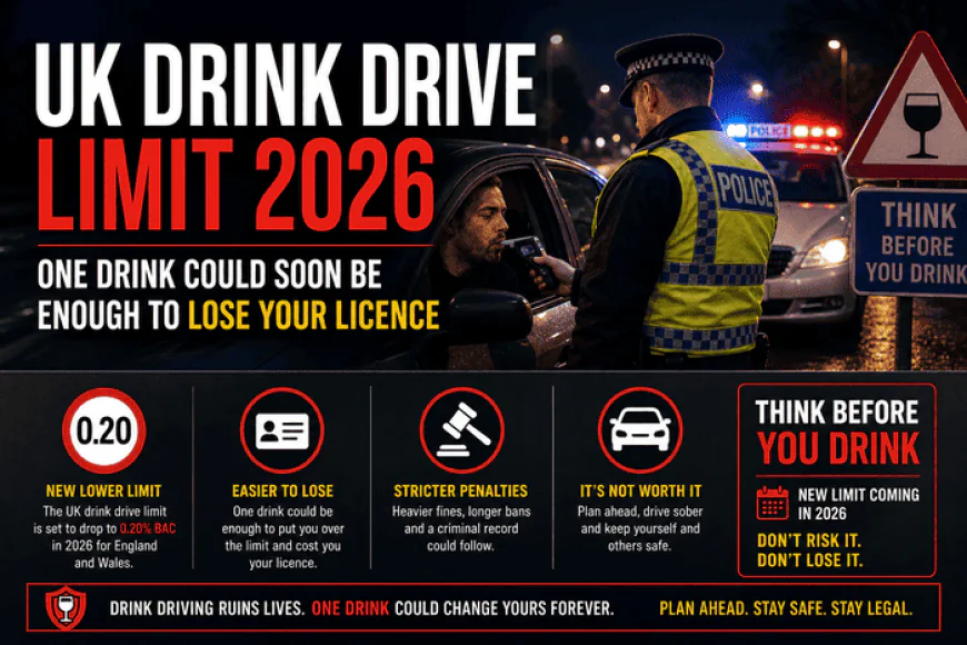 UK Drink Drive Limit 2026 — One Drink Could Soon Be Enough to Lose Your Licence