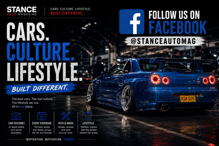 Stance Auto social media pages on Instagram Facebook and YouTube showing modified car builds and UK car culture content