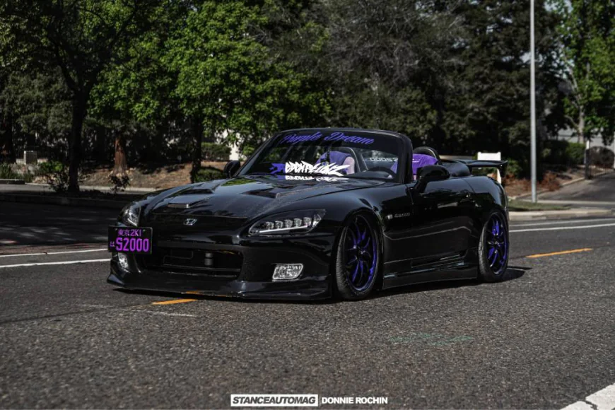 2001 Honda S2000 Purple Dream: Air Suspension Show Car Built Over Years