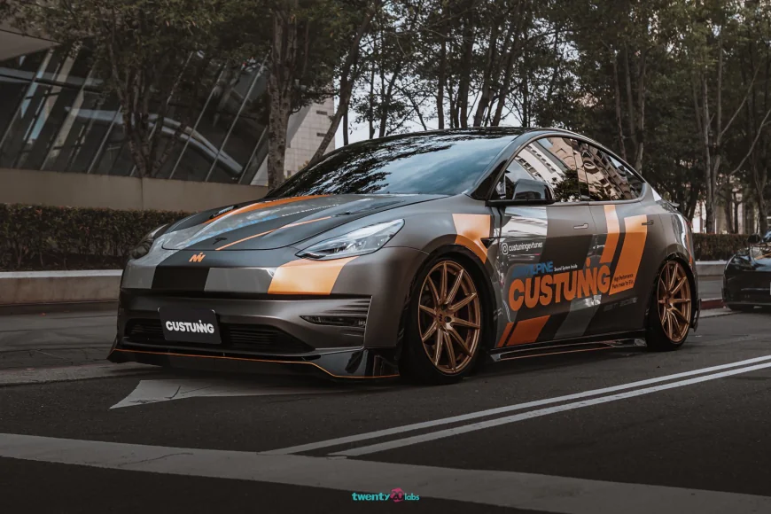 2024 Tesla Model Y Notos: CUSTUNING's Complete EV Performance Build
