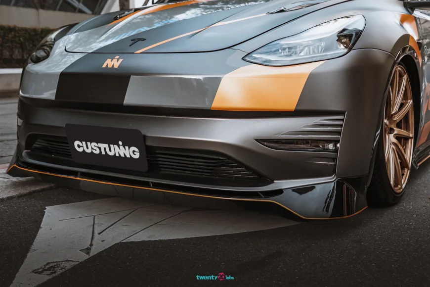 2024 Tesla Model Y Notos: CUSTUNING's Complete EV Performance Build