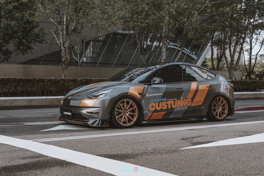 2024 Tesla Model Y Notos: CUSTUNING's Complete EV Performance Build