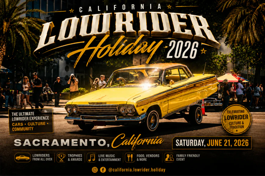 California Lowrider Holiday 2026 Rolling Through History on Sacramento's Capitol Mall