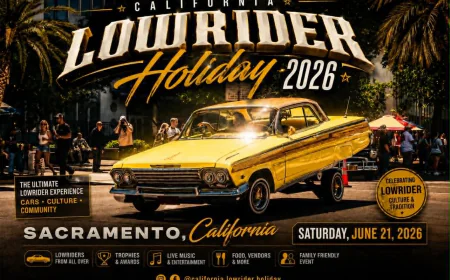 California Lowrider Holiday 2026 Rolling Through History on Sacramento's Capitol Mall