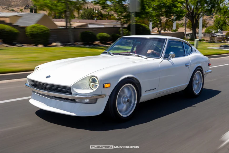 1972 Datsun 240Z Build: Kilimanjaro White L28 Stroker with Chip Foose Approval