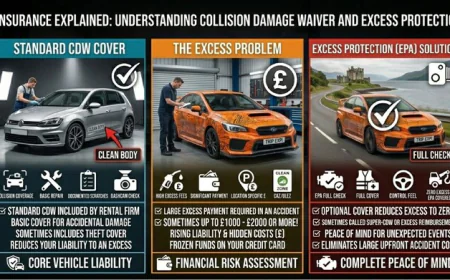 Insurance Explained: Understanding Collision Damage Waiver and Excess Protection