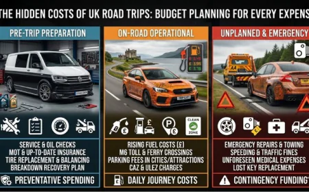 The Hidden Costs of UK Road Trips: Budget Planning for Every Expense