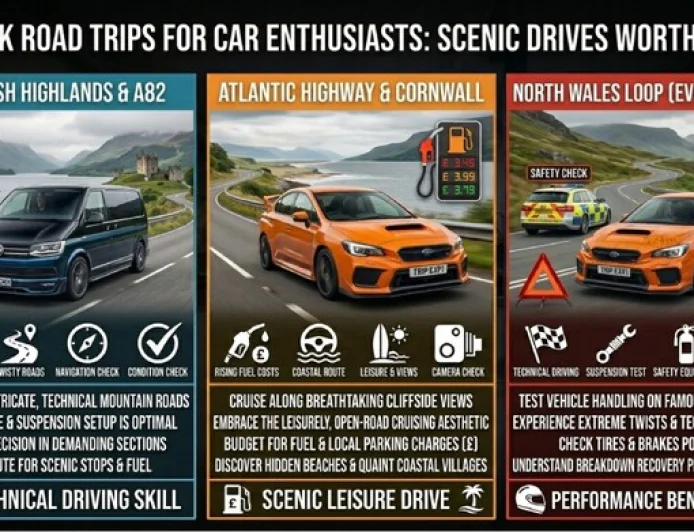 Best UK Road Trips for Car Enthusiasts: Scenic Drives Worth Taking