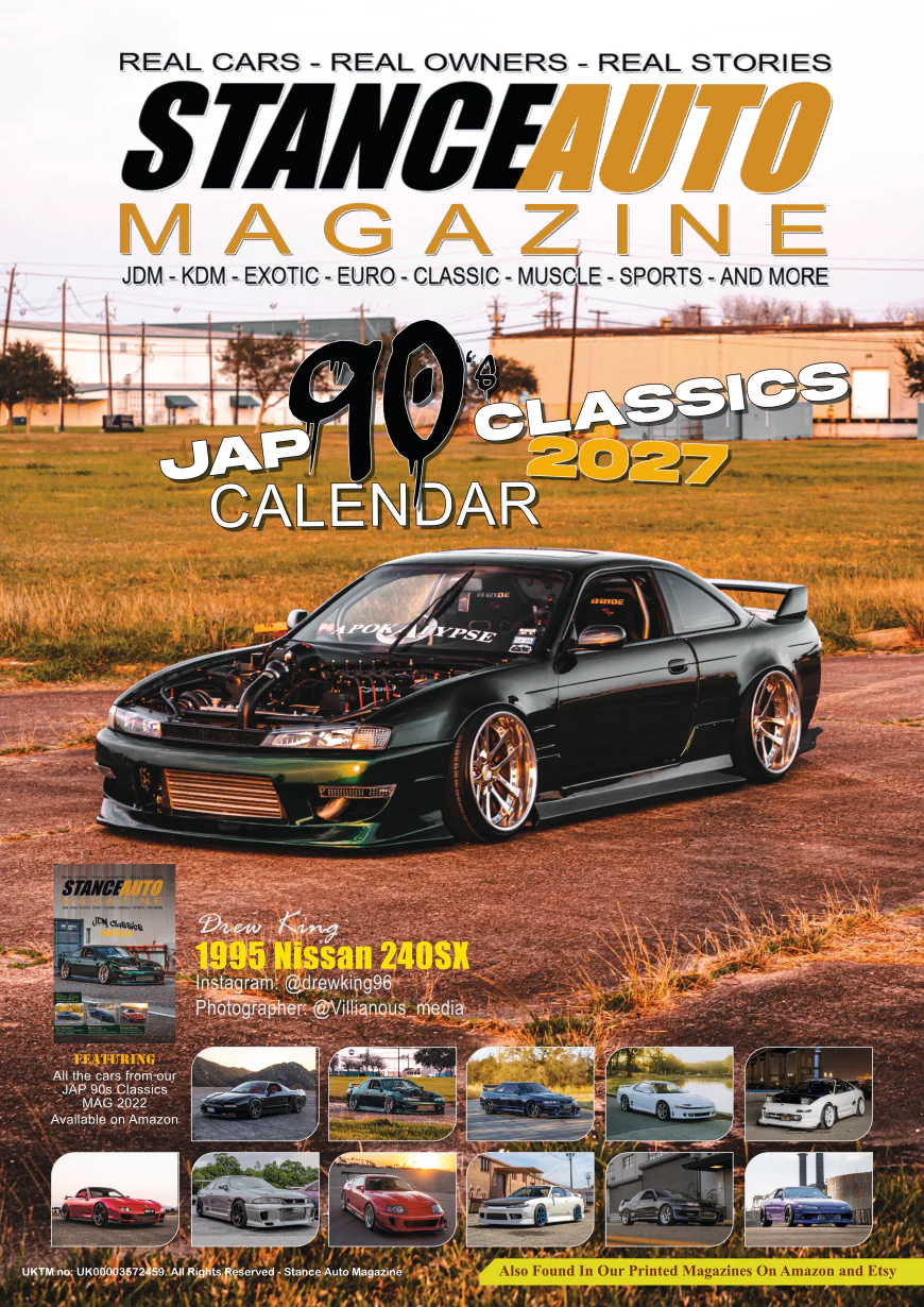 Stance Auto Magazine 2027 Car Calendars: For JDM & Modified Car Fans