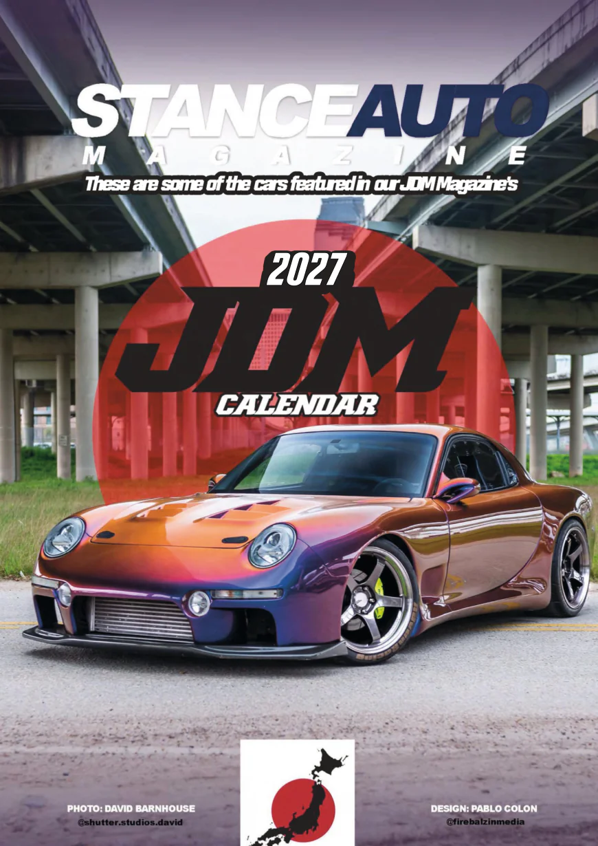 Stance Auto Magazine 2027 Car Calendars: For JDM & Modified Car Fans