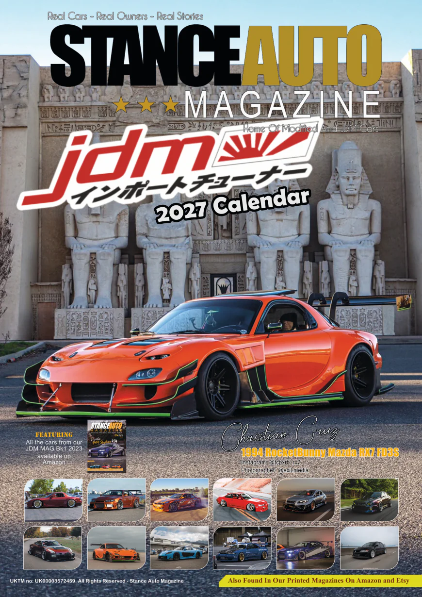 Stance Auto Magazine 2027 Car Calendars: For JDM & Modified Car Fans