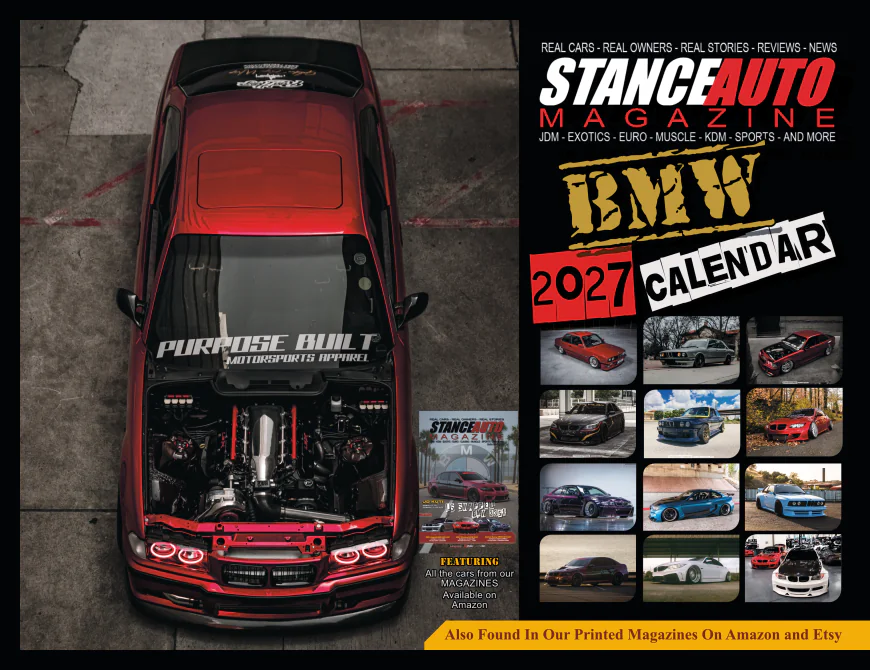 Stance Auto Magazine 2027 Car Calendars: For JDM & Modified Car Fans
