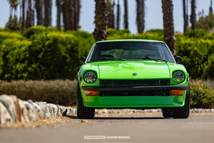 1972 Datsun 240Z Build: Bold Audi Green L28 Daily Driver