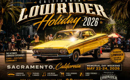 California Lowrider Holiday 2026 — Rolling Through History on Sacramento's Capitol Mall