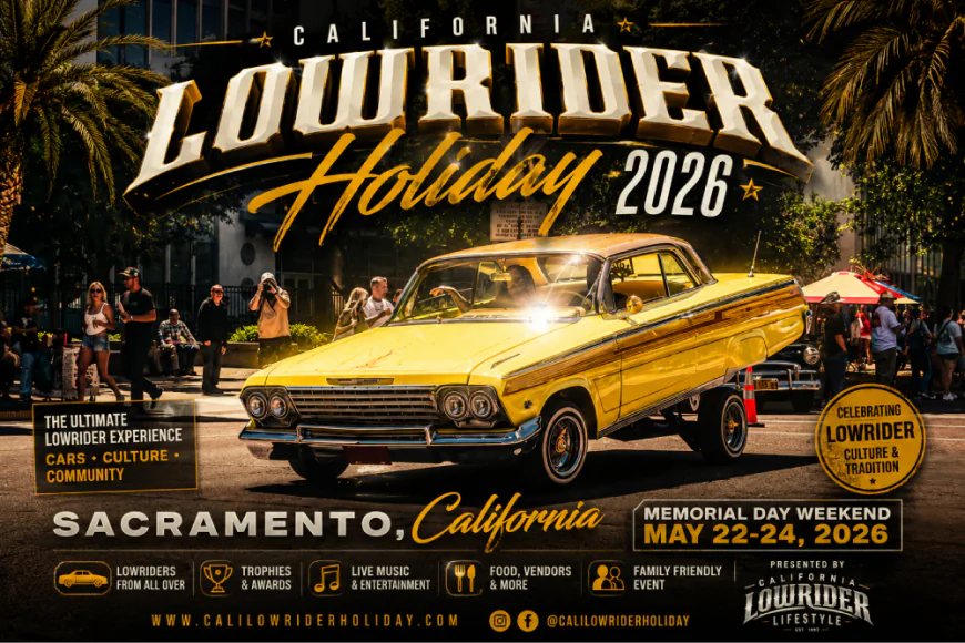 California Lowrider Holiday 2026 — Rolling Through History on Sacramento's Capitol Mall