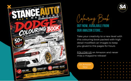 Stance Auto Magazine Dodge Colouring Book: 52 High-Detail Modified & Themed Dodge Designs