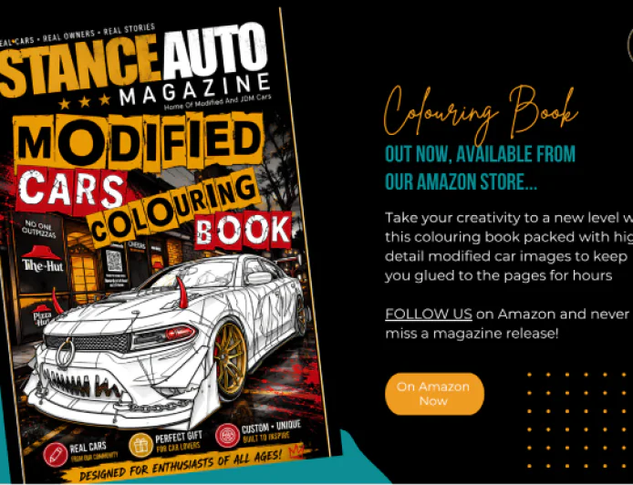 Stance Auto Magazine Modified Car Colouring Book: 52 High-Detail JDM and Modified Car Designs