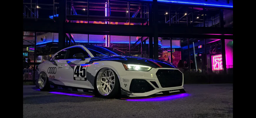 2018 Audi A5 S-Line Stage 2 tune air suspension carbon fiber NOS build Houston