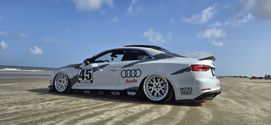 2018 Audi A5 S-Line Stage 2 tune air suspension carbon fiber NOS build Houston