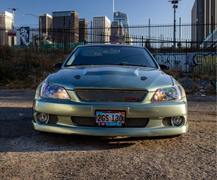 2002 Lexus IS300 Sportcross Modelista Qualitat R33 GTR wheels millennium jade wrap OEM plus build