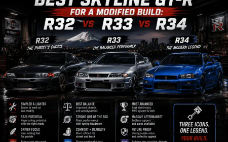 Best Skyline GT-R for a Modified Build: R32 vs R33 vs R34