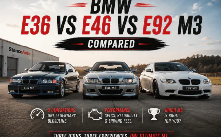 BMW E36 vs E46 vs E92 M3 Compared