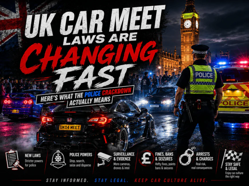 UK Car Meet Laws Are Changing Fast, Here's What the Police Crackdown Actually Means