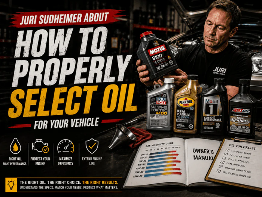 How to Properly Select Oil for Your Vehicle