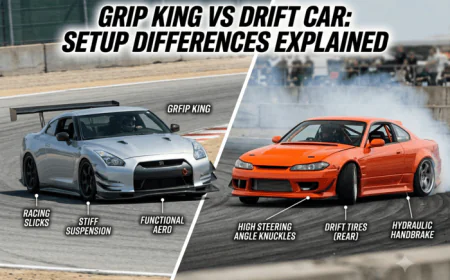 Grip King vs Drift Car: Setup Differences Explained