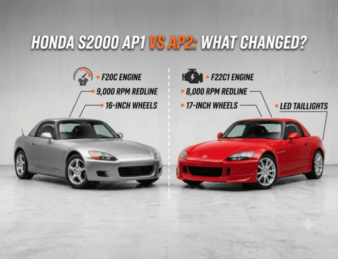 Honda S2000 AP1 vs AP2: What Changed?