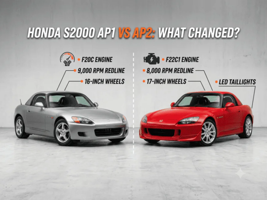 Honda S2000 AP1 vs AP2: What Changed?