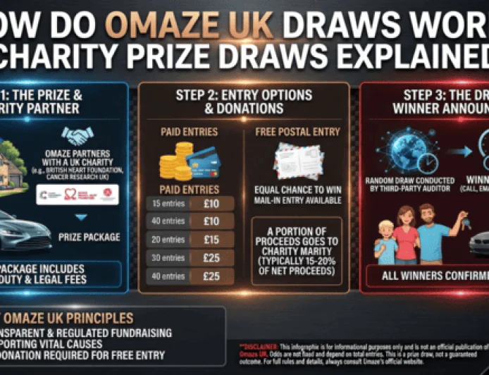 How Do Omaze UK Draws Work? Charity Prize Draws Explained